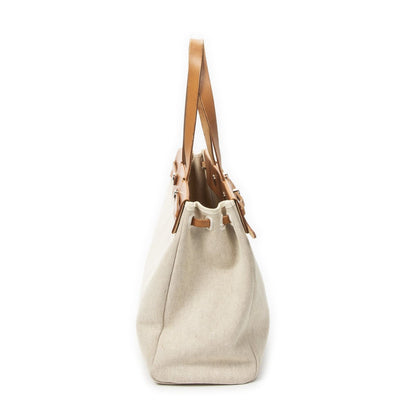 Hermes Herbag Cabas Beige Tan Gmab Handbag — view 4