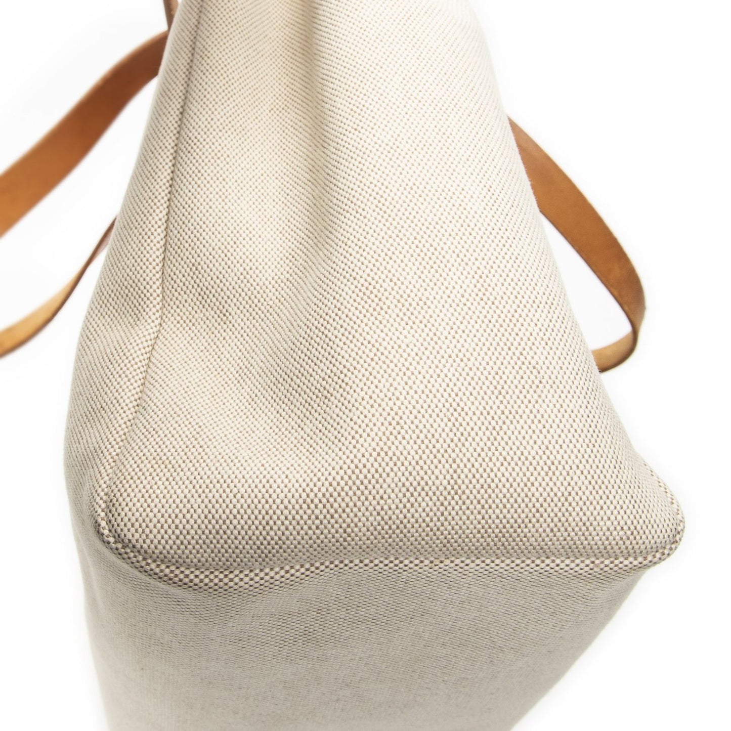 Hermes Herbag Cabas Beige Tan Gmab Handbag — view 7