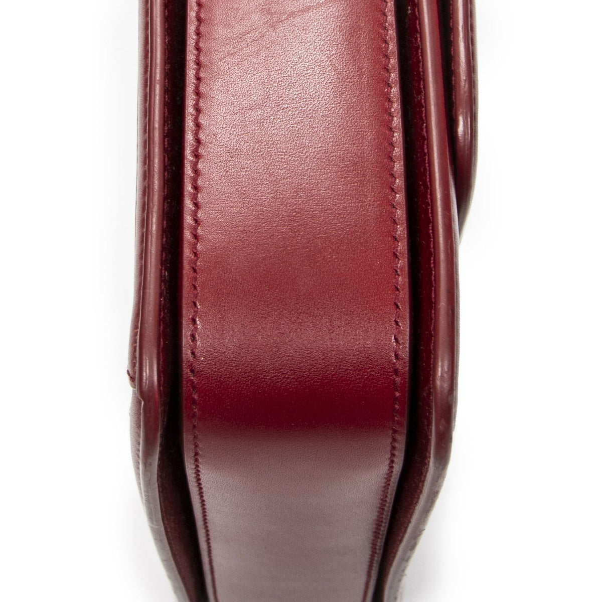 Saint Laurent Medium Solferino Red Calfskin Leather Shoulder Bag — view 7