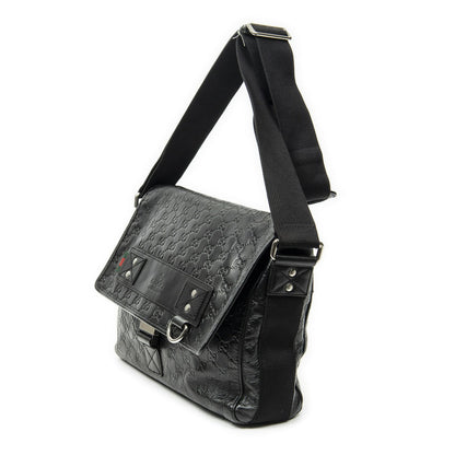 Gucci Web Media Messenger Black Guccissima — view 2