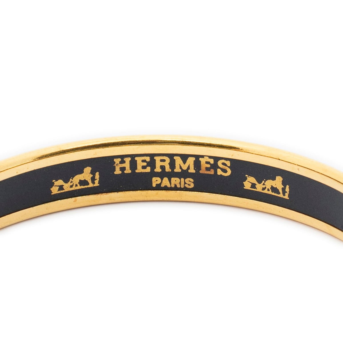 Hermes Enamel Bangle Anchor Motif Bracelet — view 4