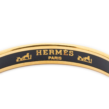 Hermes Enamel Bangle Anchor Motif Bracelet — view 4