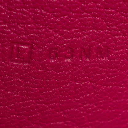 Hermes Bearn Wallet Rose Shocking Chèvre Leather — view 6