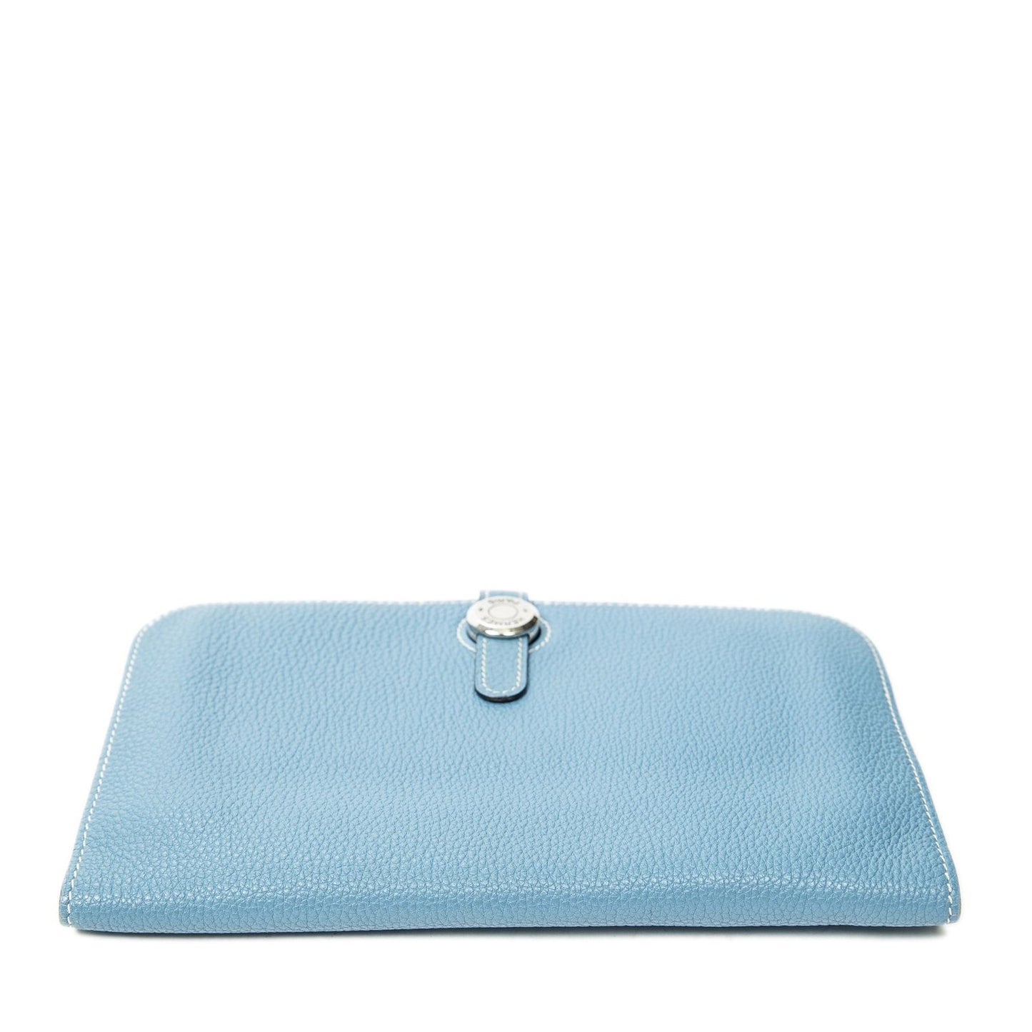 Hermes Dogon Duo Wallet Blue Nstogo Leather — view 3