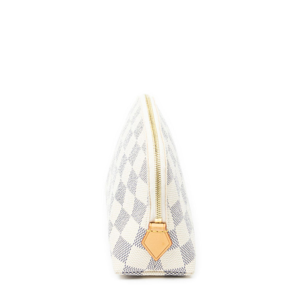 Louis Vuitton Makeup Pouch Ivory Damier Azur — view 3