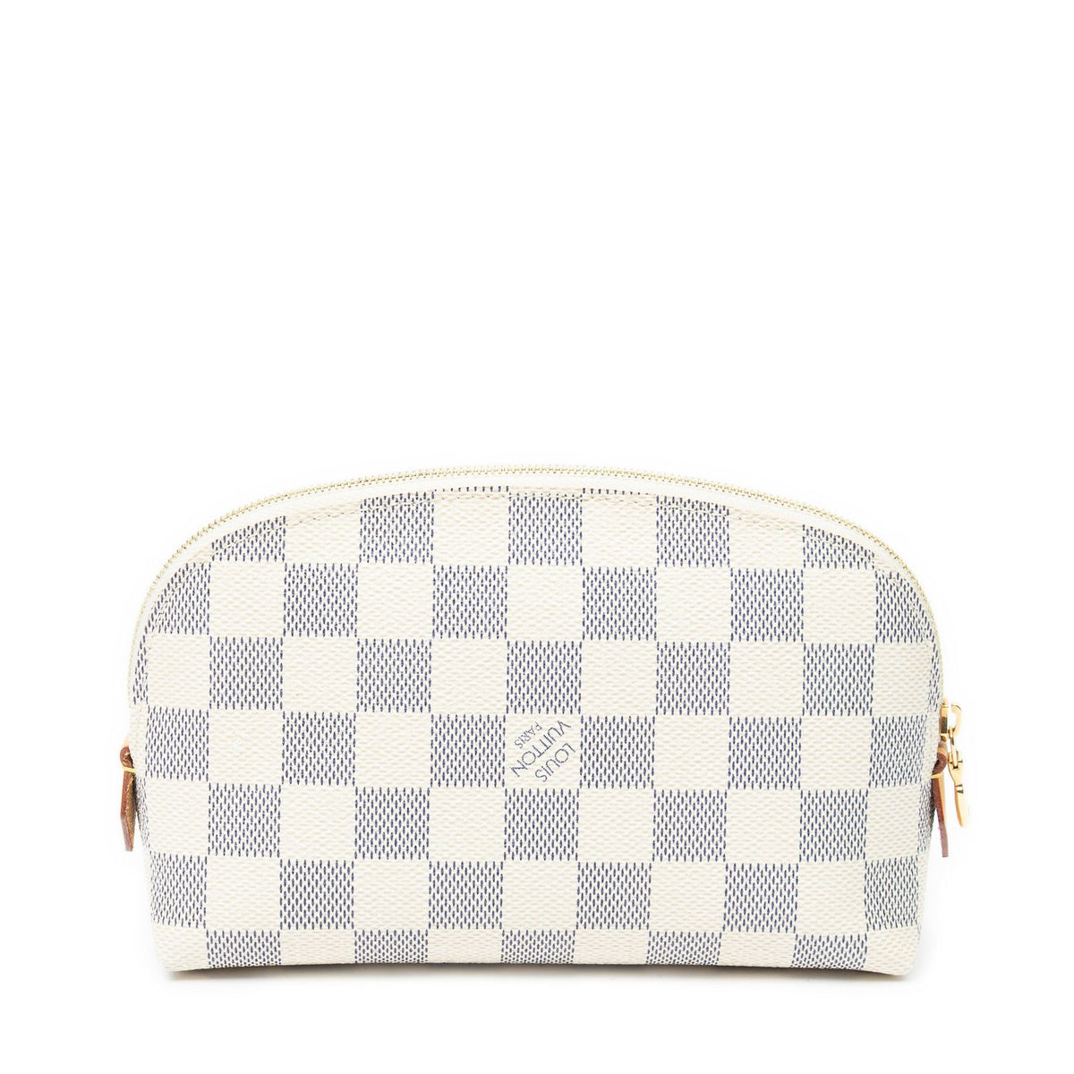 Louis Vuitton Makeup Pouch Ivory Damier Azur — view 5