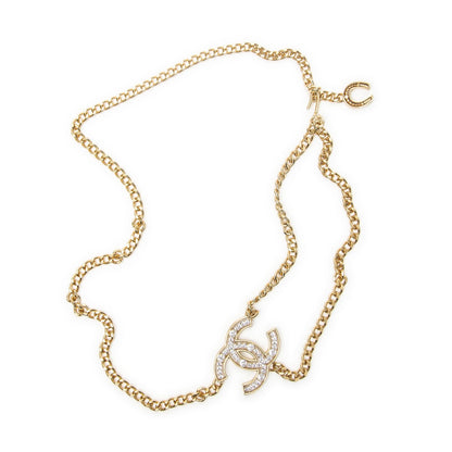 Chanel CC Rhinestone Chain Belt