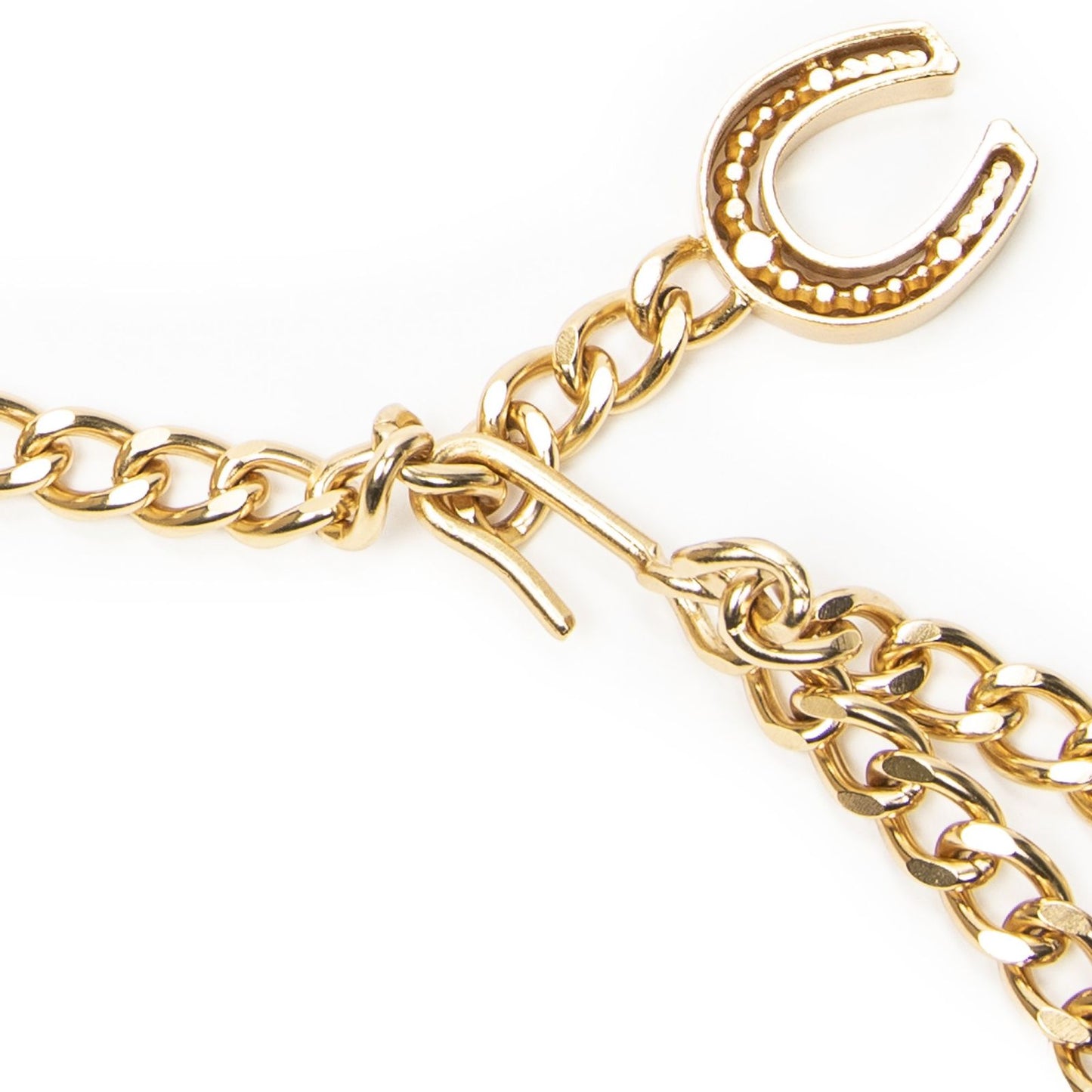 Chanel CC Rhinestone Chain Belt — view 4