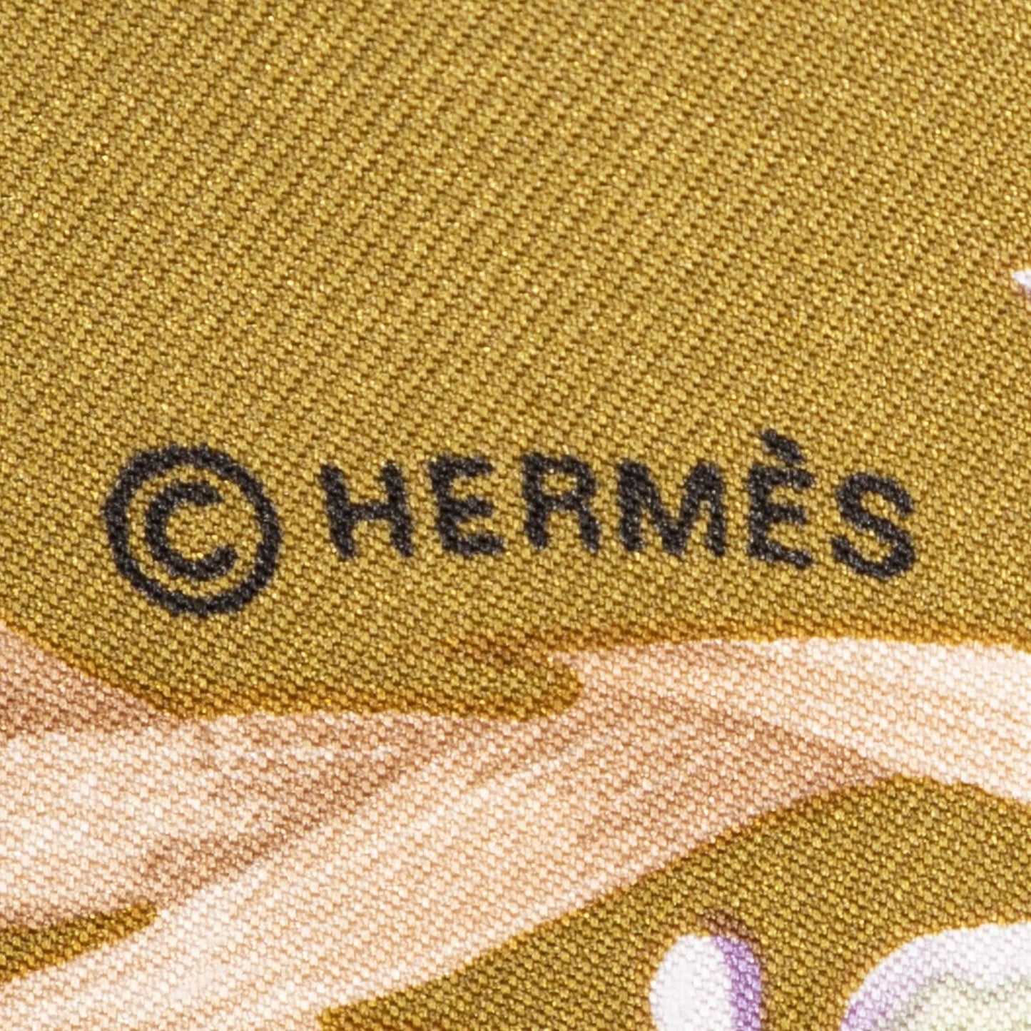 Hermes Scarf Purple Pink 100% Twillsilk — view 4