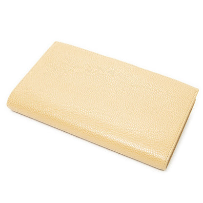 Chanel Timeless Bi Foldlong Wallet Beige Caviarleather — view 2