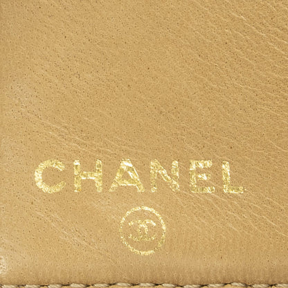 Chanel Timeless Bi Foldlong Wallet Beige Caviarleather — view 5