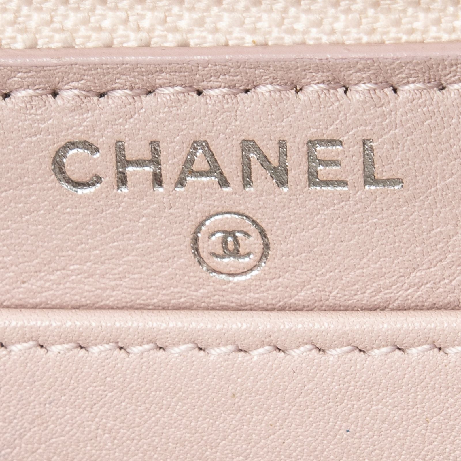 Chanel Timeless Zip Round Wallet Light Pink Caviar Leather Wallet — view 5