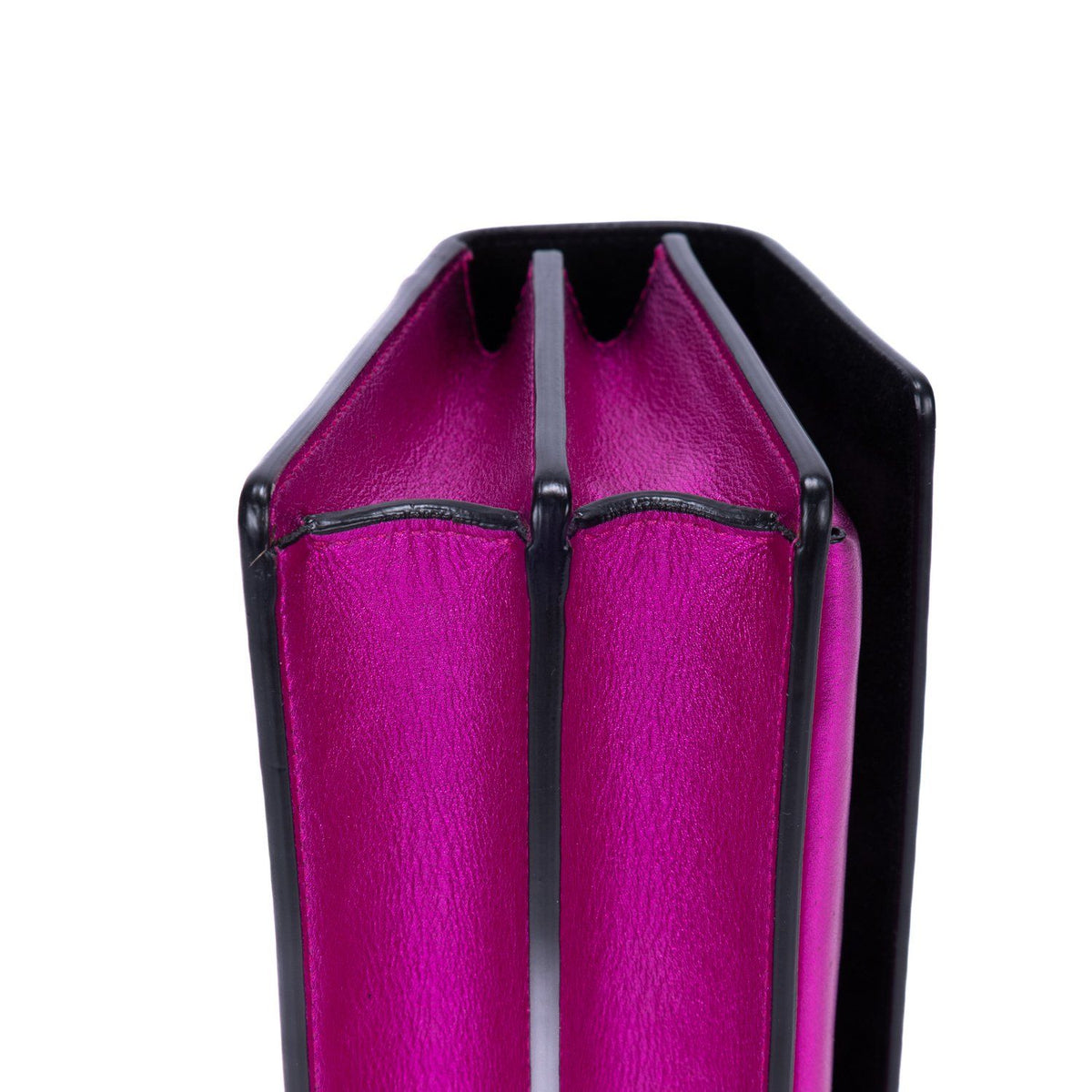 Saint Laurent Metallic Small Sunset Metallicpink Calfskina Shoulder Bag — view 8