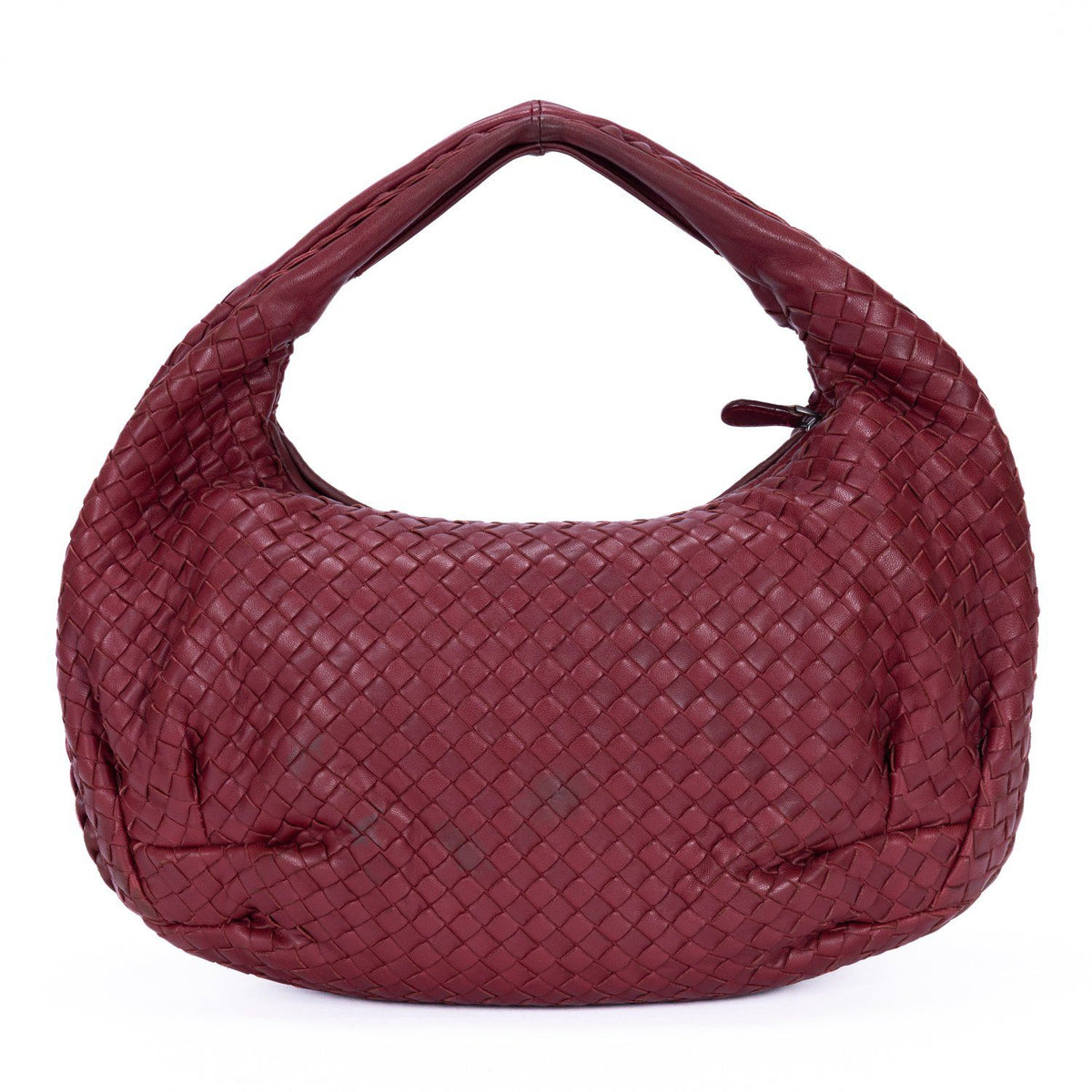Bottega Veneta Gandhi Intreccia Leather Shoulder Bag — view 5