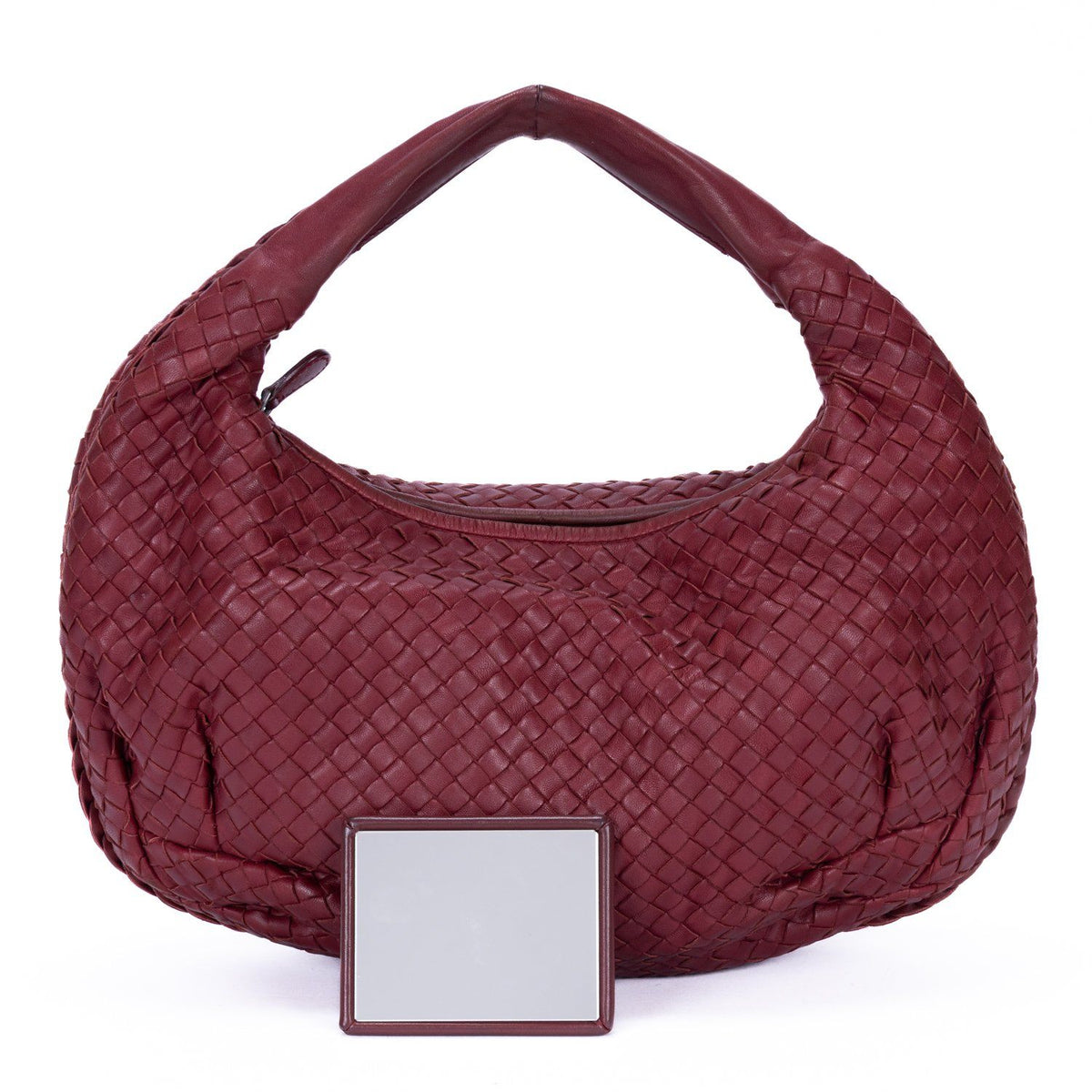 Bottega Veneta Gandhi Intreccia Leather Shoulder Bag