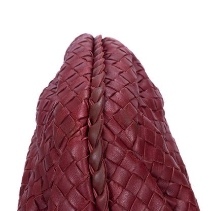 Bottega Veneta Gandhi Intreccia Leather Shoulder Bag — view 8