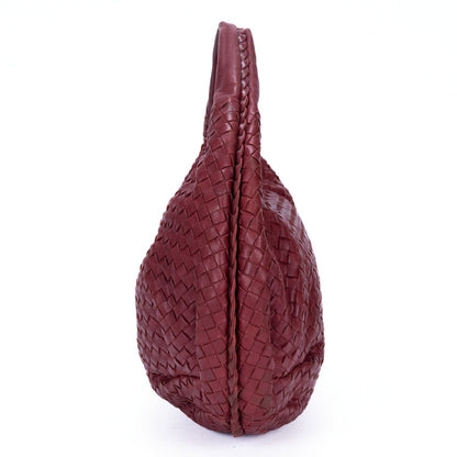 Bottega Veneta Gandhi Intreccia Leather Shoulder Bag — view 3