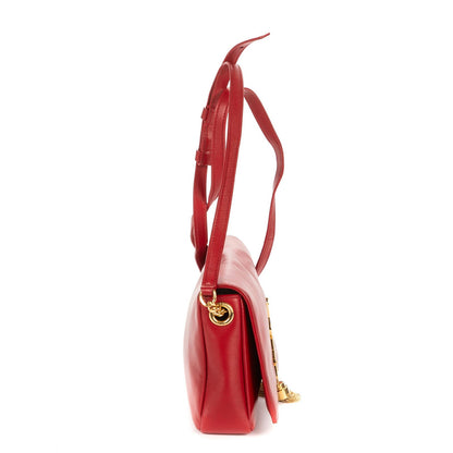 Saint Laurent Smo le Kate Crossbody Red Smooth Calfskin — view 4