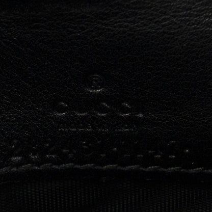 Gucci Interlocking Continental Wallet Black Guccissima — view 5