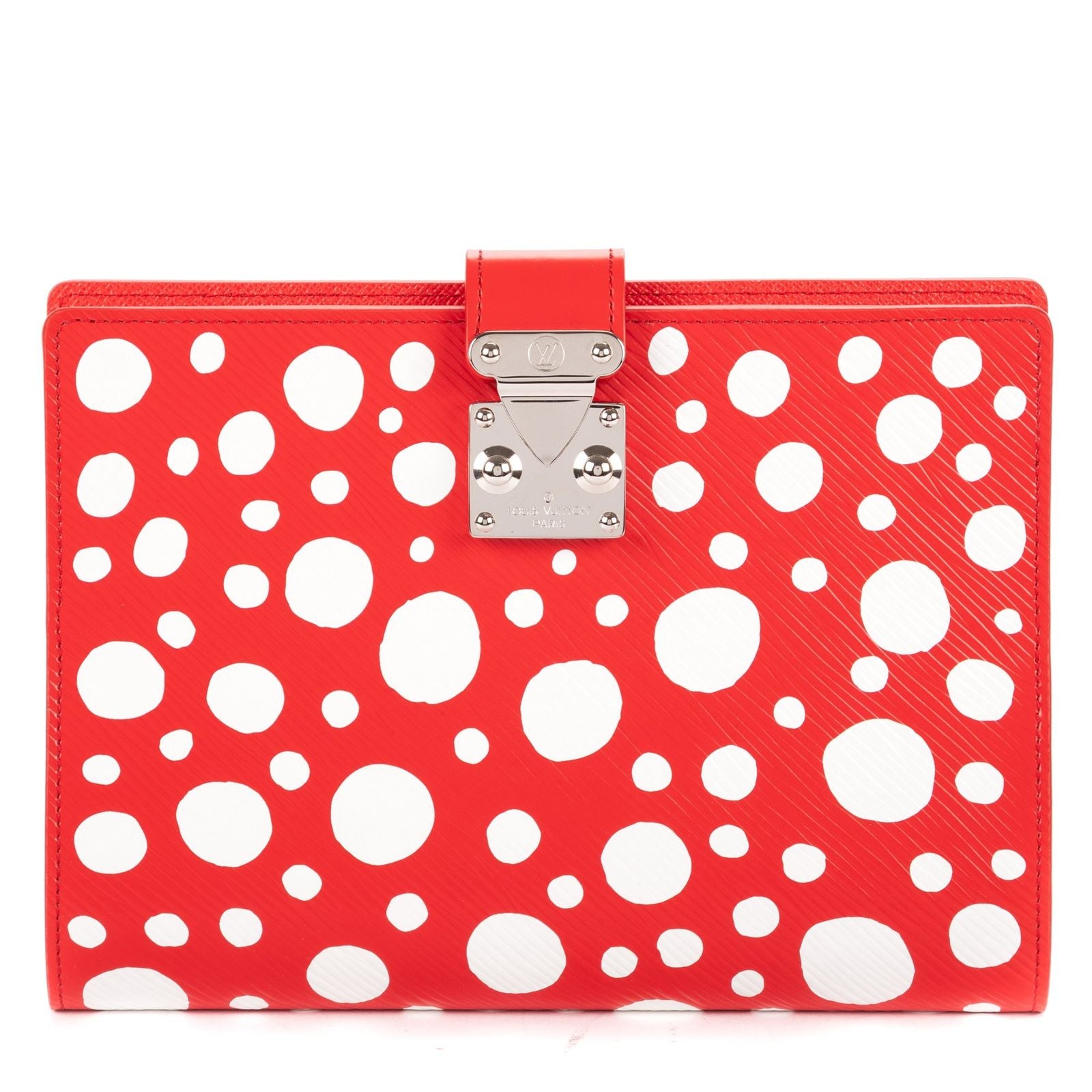 Louis Vuitton Yayoi Kusama Infinity Dots Paul Note Cover Red White Epi Pla
