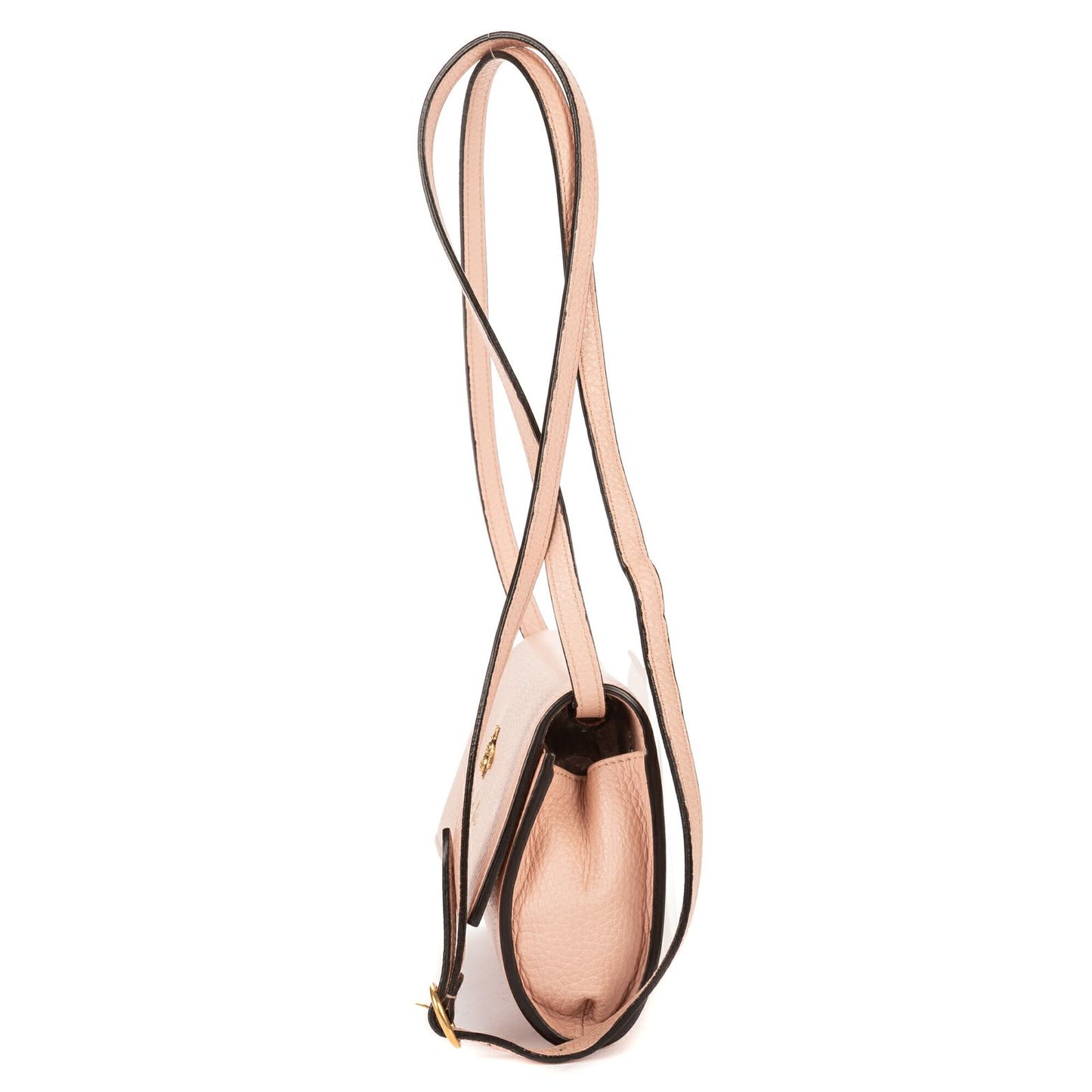 Gucci Animalier Blind for Love Bee Wallet Light Pink Spike Calfskin Leather — view 3