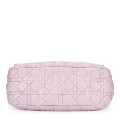 Dior New Lock Flap Chain Bag Lilac Kana the Lambskin Leather — view 6