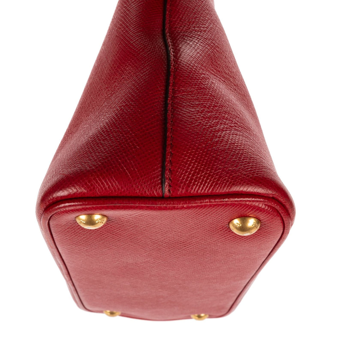 Prada Smo le Zip Promna de Red Viterodino Shoulder Bag — view 8