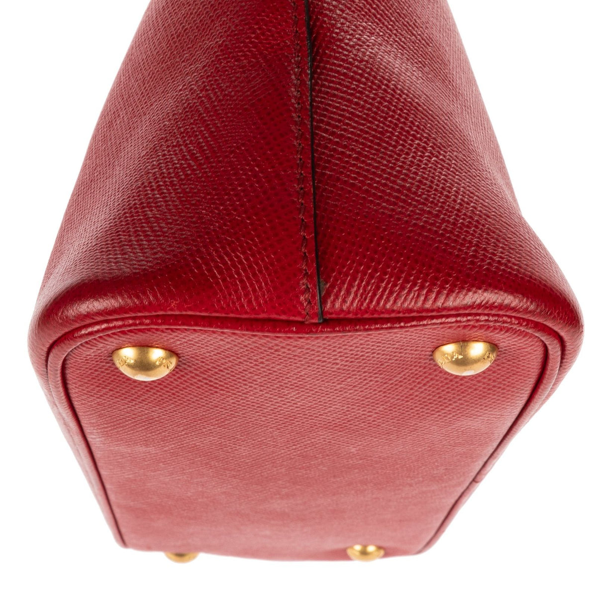 Prada Smo le Zip Promna de Red Viterodino Shoulder Bag — view 7