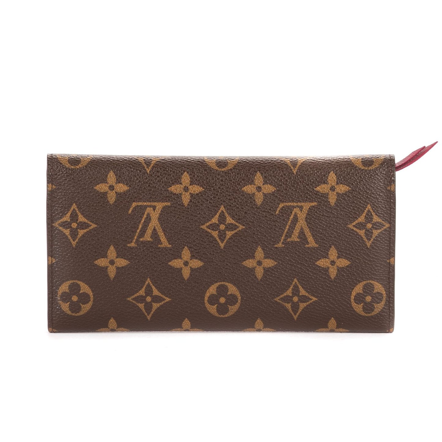 Louis Vuitton Emily Brown Pink Monogram Canvas Wallet — view 5