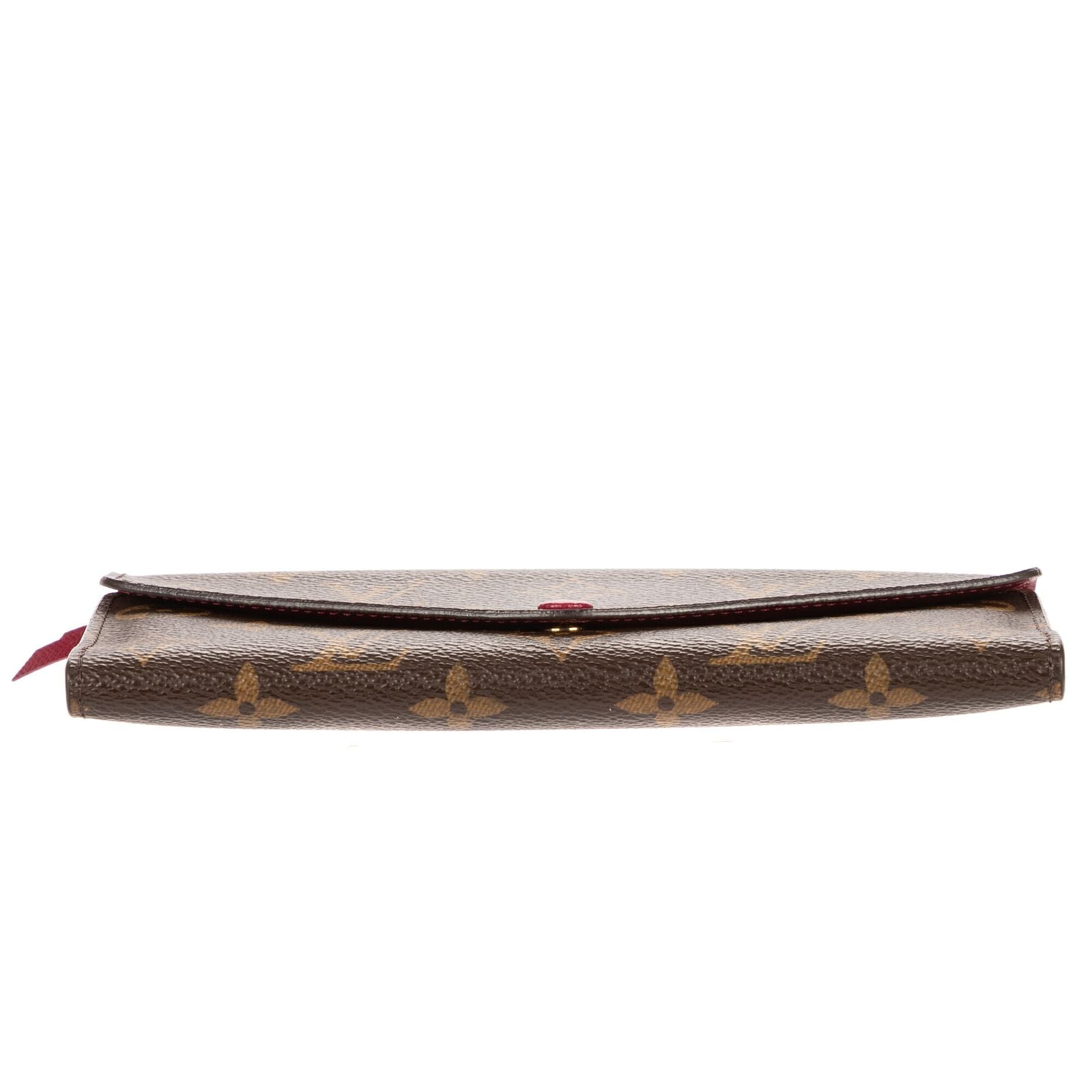 Louis Vuitton Emily Brown Pink Monogram Canvas Wallet — view 6
