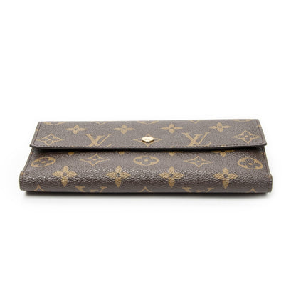 Louis Vuitton Portefeuille Interview National Brown Monogram Canvas Wallet — view 3