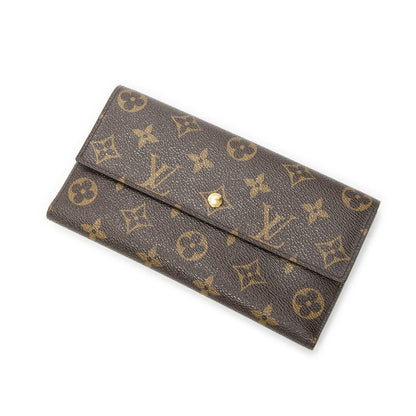 Louis Vuitton Portefeuille Interview National Brown Monogram Canvas Wallet