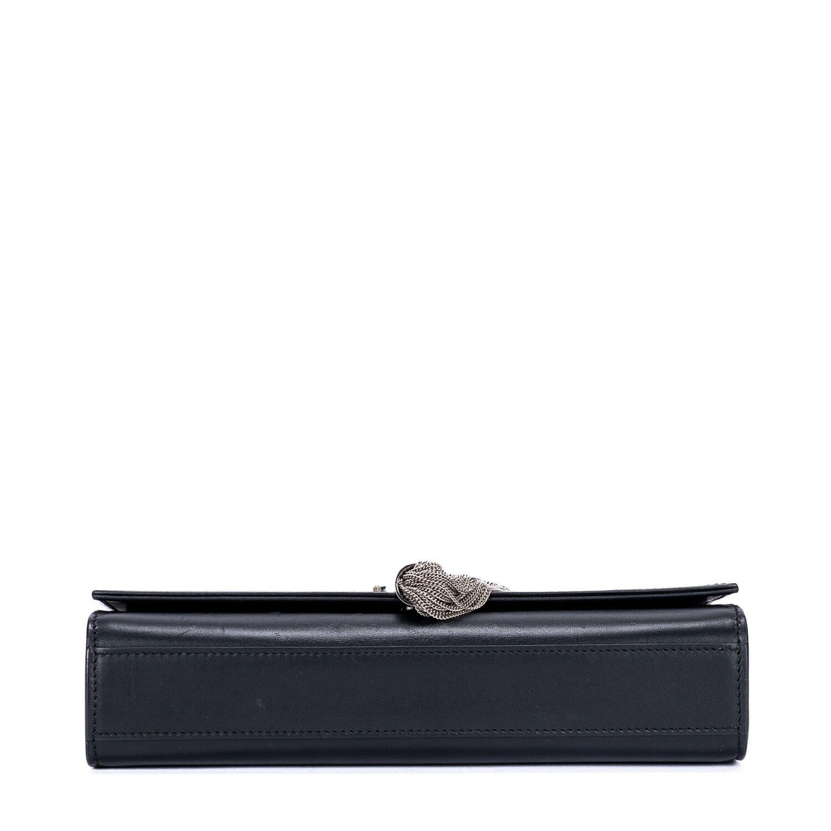 Saint Laurent Kate Wallet on Chain Black Calfskin Leather Shoulder Bag — view 6