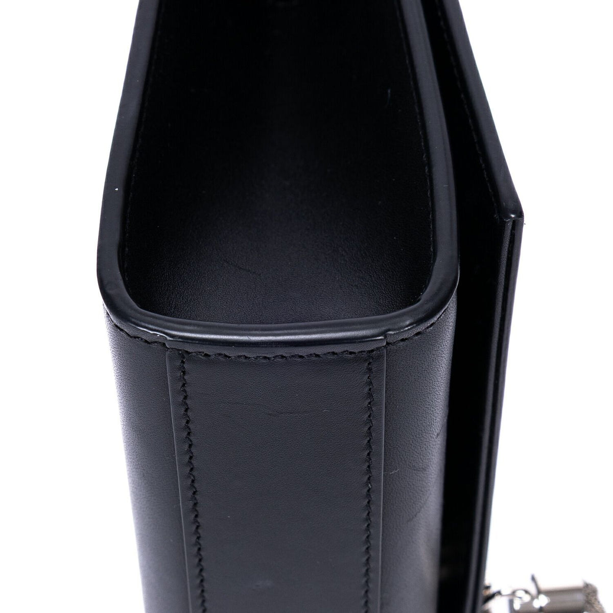 Saint Laurent Kate Wallet on Chain Black Calfskin Leather Shoulder Bag — view 8