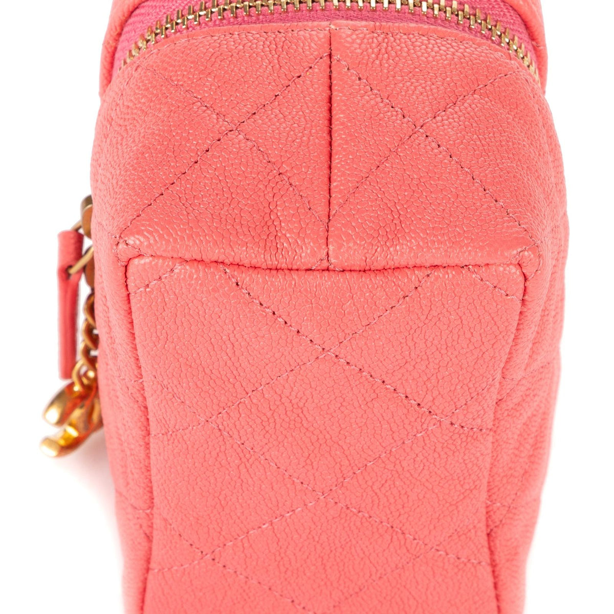 Chanel Vanity Chain Shoulder Bag Pink — view 8