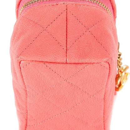 Chanel Vanity Chain Shoulder Bag Pink — view 7