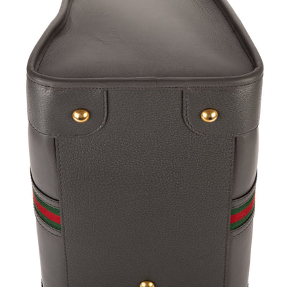 Gucci Bauletto Duffle Gray Leather — view 8