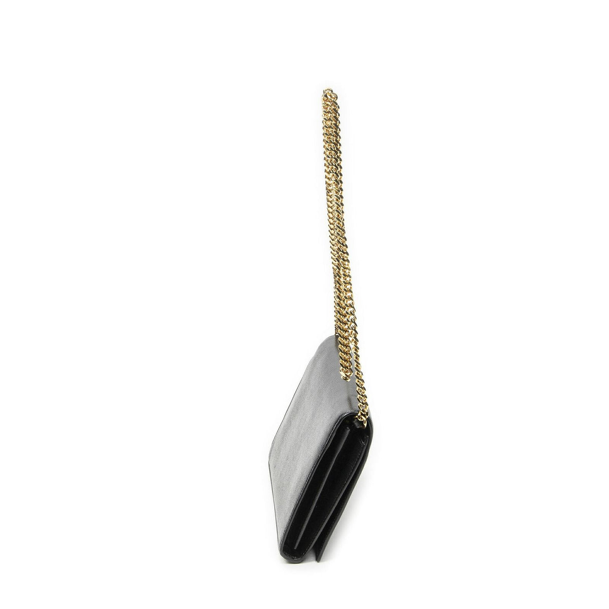 Saint Laurent Star Kate Chain Black Gray Dollar Leather Shoulder Bag — view 4