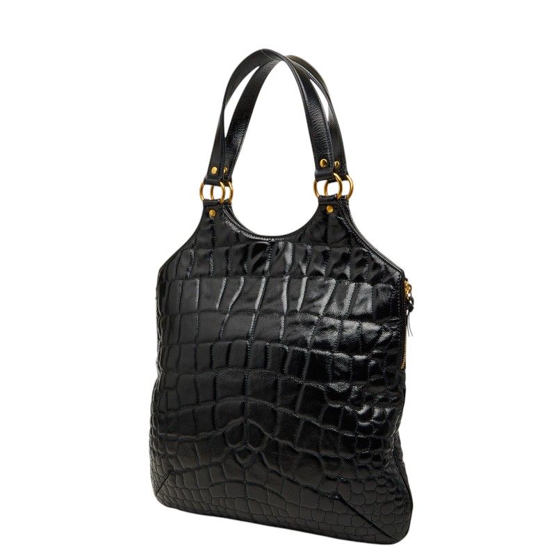 Saint Laurent Metropolis Croco Tote — view 2