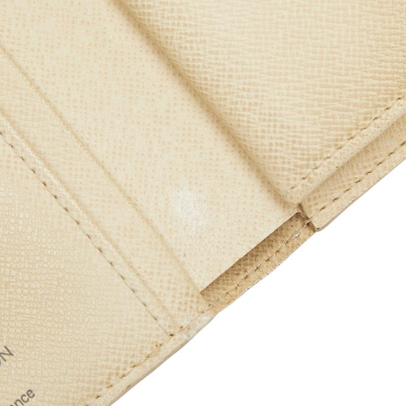 Louis Vuitton Damier Azur Portefeuille Viennois Bifold Wallet White Leather — view 7