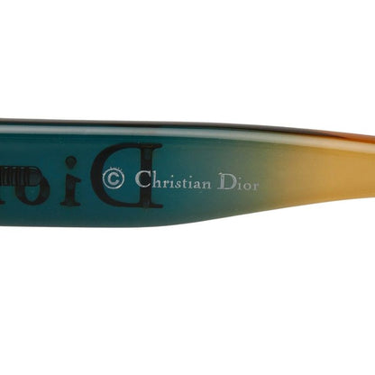 Dior Glossy 1 Gradient Frame Sunglasses Brown Green Acetate Eyewear — view 6