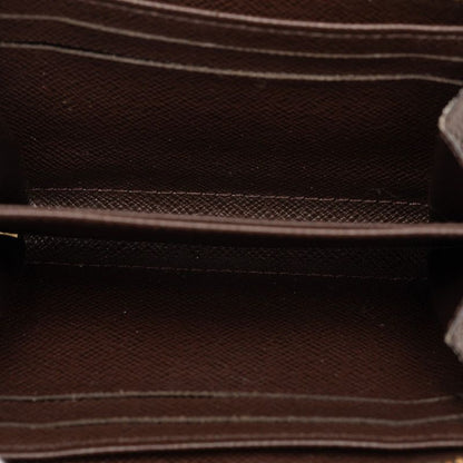 Louis Vuitton Damier Zippy Coin Purse Brown — view 5