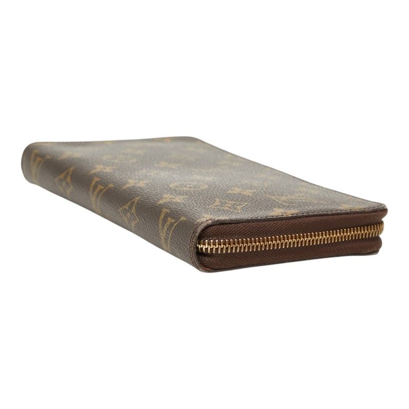 Louis Vuitton Monogram Zippy Organizer Wallet Brown Leather — view 4