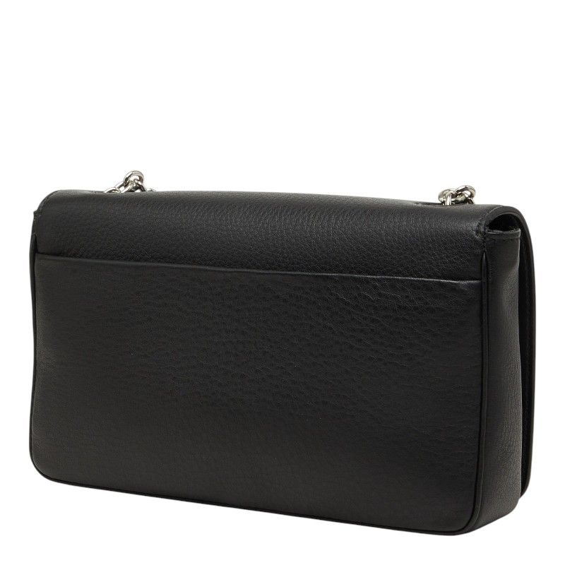 Balenciaga Everyday Chain Wallet Shoulder Bag Black Leather — view 2