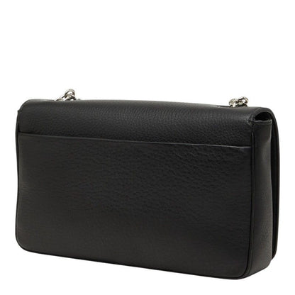 Balenciaga Everyday Chain Wallet Shoulder Bag Black Leather — view 2