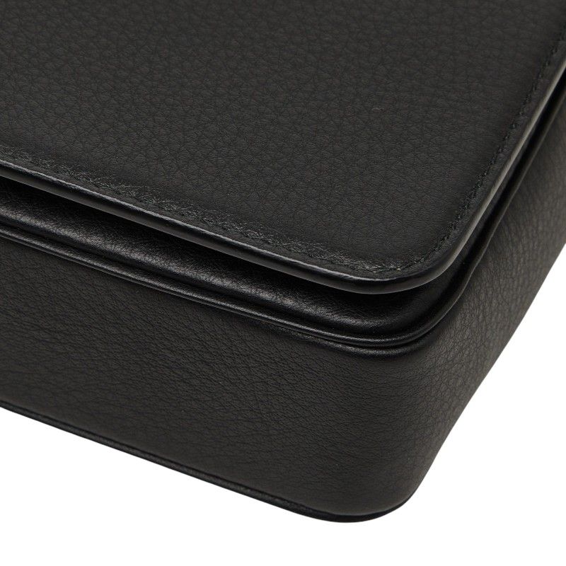 Balenciaga Everyday Chain Wallet Shoulder Bag Black Leather — view 4