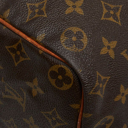 Louis Vuitton for Monogram Speedy 35 Boston Bag Brown Leather — view 4