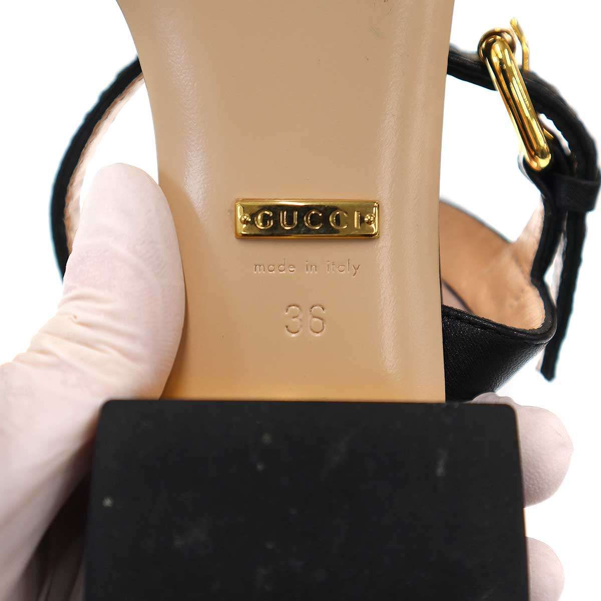 Gucci Horsebit Strap Sandals Black — view 6