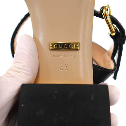 Gucci Horsebit Strap Sandals Black — view 6