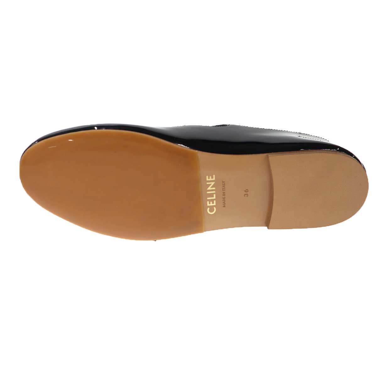 Celine Criss Cross Baby Zuballerina Flat Shoes Black — view 4